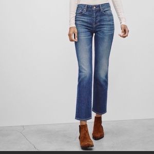 Aritzia The Castings" High Rise Cropped Jeans